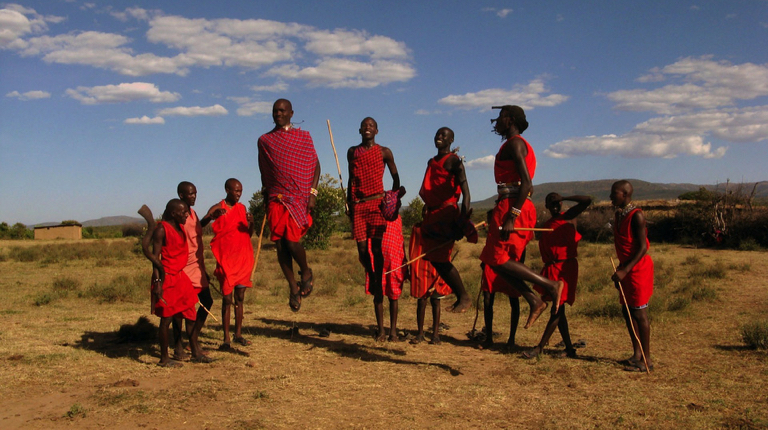 Op safari in Kenia