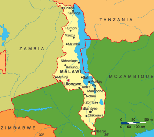 Kaartje Malawi