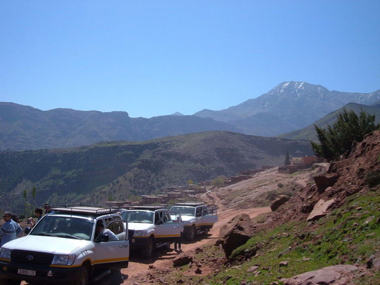 Per 4x4 door het atlasgebergte van Marrakech naar de Sahara