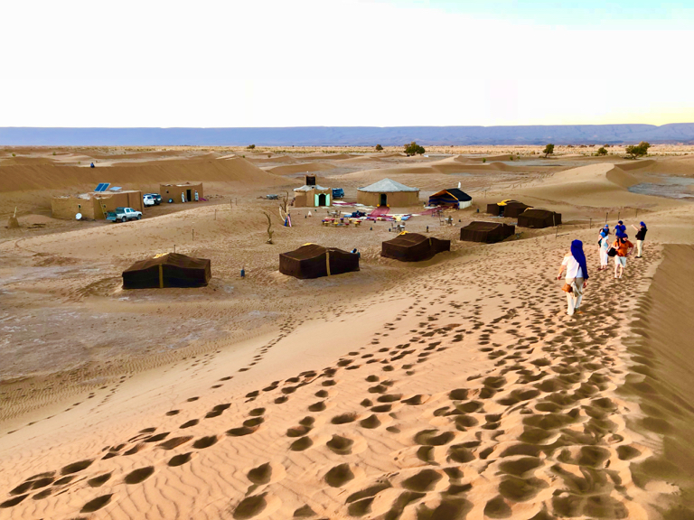 Beleef de reis in Marokko - overnachting in de Sahara