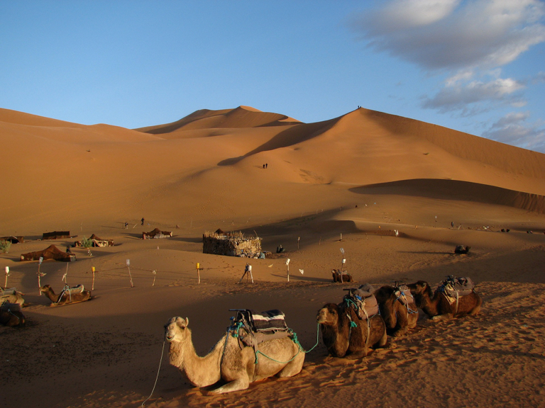 Reis met ons naar Marokko - overnachting in tentenkamp in de Sahara