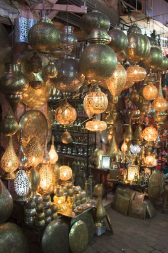De soeks in Marrakech tijdens een reis naar Marokko