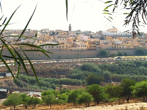Zicht op Meknes